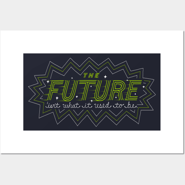 Future Nostalgia Wall Art by Made With Awesome